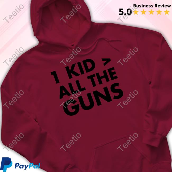 1 Kids Bigger All The Guns Hoodie